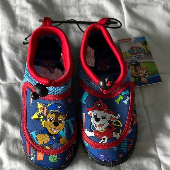 Paw Patrol Other - Paw Patrol Red and Blue Water Shoes with Cartoon Design